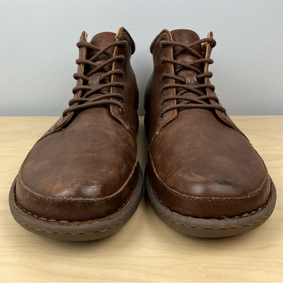 Born Men’s Size 12.0 M Nigel Dark Brown Leather Ankle Boots Lace Up main image 9